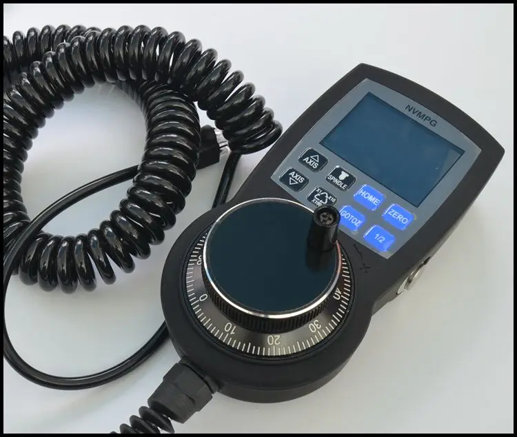 

NVMPG CNC 6 Axis MPG Manual Pulse Generator with Handwheel & LCD Mach3 (Only use our company, V2 version NVUM, NVEM