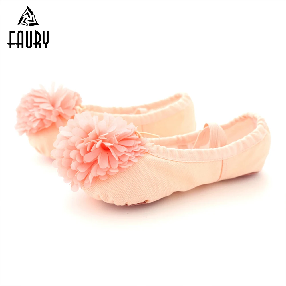 

Child Girl Soft Sole Dance Ballet Shoe Cotton Comfortable Fitness Breathable Toddler Canvas Practice Gym Slipper Yoga Shoes