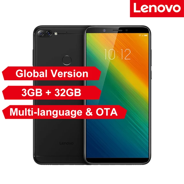 Global Version Lenovo K9 Note Unlocked Cell Phone 3GB 32GB 6-inch 18:9 Octa-core Android Smartphone Rear 16MP Front 8MP Camera