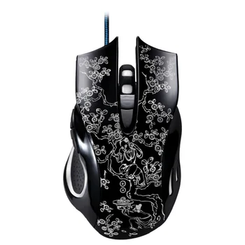 

USB Wired Mouse Optical Mouse Backlit 6 Buttons 1600 DPI for PC Laptop Computer Mouse Gaming Gamers Colorful Breathing Light