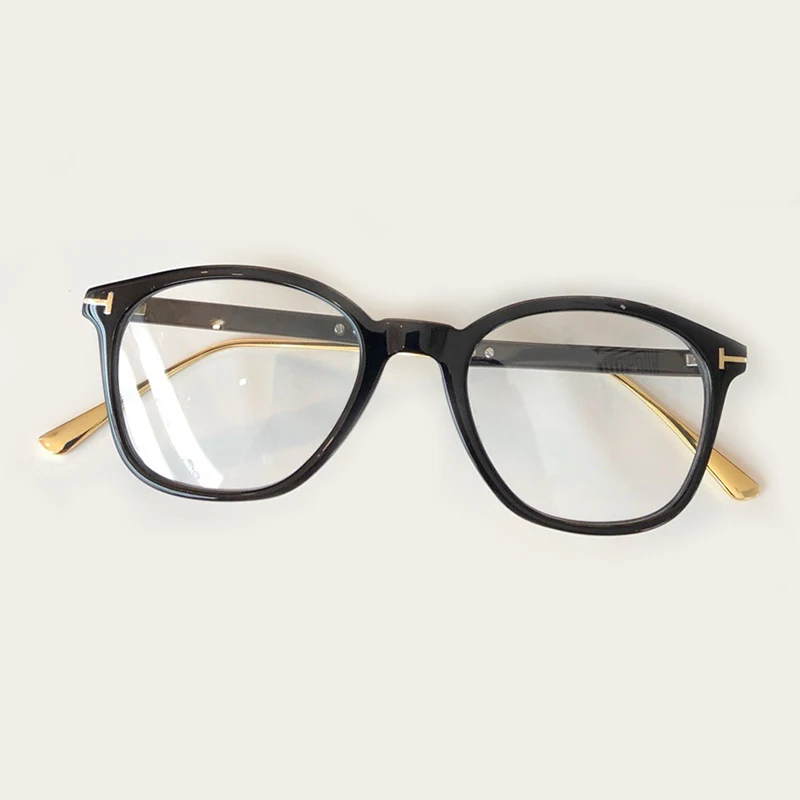 Женские металлические ножки брендовые дизайнерские очки оптические ацетатные оправы очки для женщин очки Рамка модные стили - Цвет оправы: No6 Eyeglasses