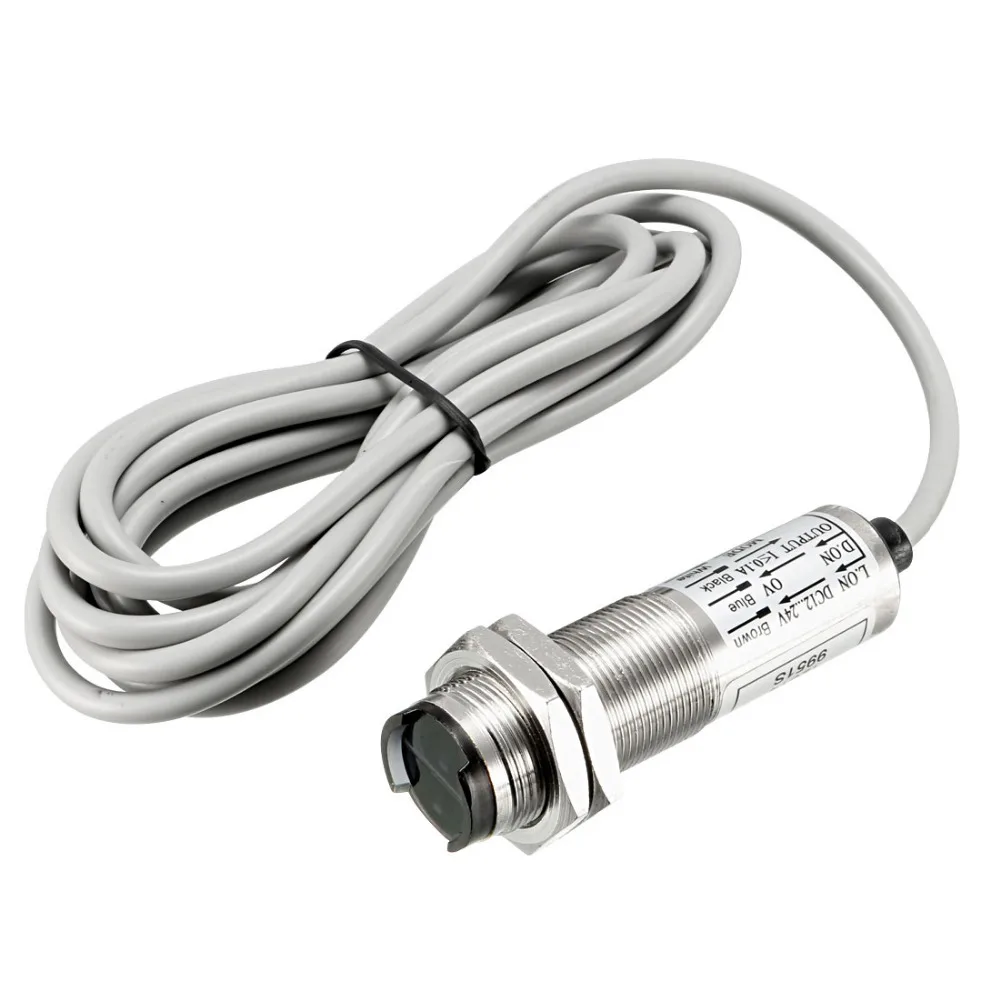 

Uxcell 40mA(Max) DC 12-24V/10-30V Switch Infrared Ray Diffuse Reflection Optical Sensor Switch NPN Through-Beam Reflection 200mA