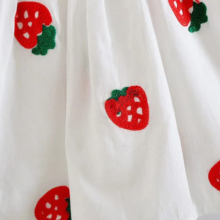 Baby Dress O-neck Summer Cotton Stitched Flower Baby Girl Summer Clothes 2 year Baby Dresses Girl 2