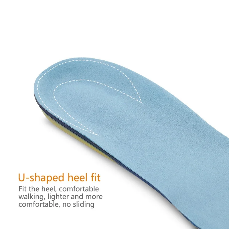 Sports Insoles Comfortable Foot Care Plantar Fasciitis Heel Spur Running Insoles Shock Absorption Pads Arch Orthopedic Insole