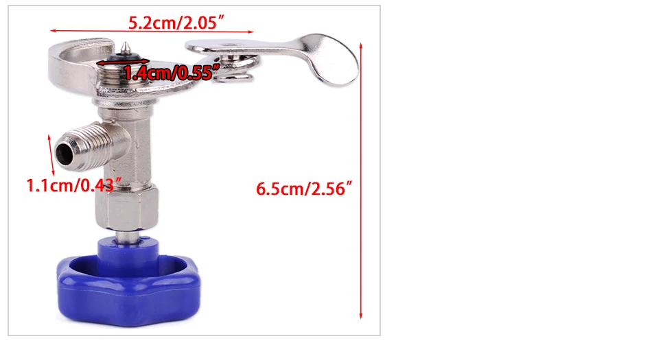 DWCX прочный раздаточного клапана можете нажать открывалка для бутылок 337B подходит для R12 R134 хладагента хладоагент кондиционирования воздуха клапан