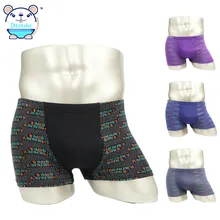 4 шт./партия, одежда для больших мальчиков нижнее белье для мальчиков, трусы-боксеры для мальчиков-подростков, мужские трусы для сна, дышащие шорты