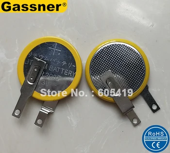 

5000pcs/Lot 3v lithium CR2032 Button Battery with 2 tabs, SMD horizontal flat mount CR2032-1F4