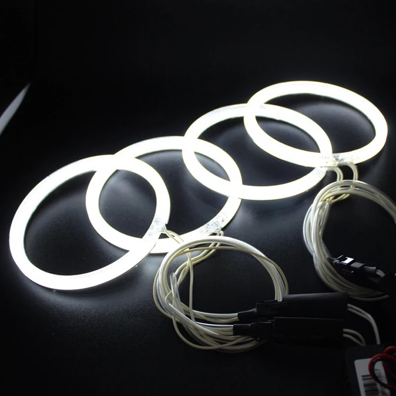 

Super White 4*120MM CCFL Angel Eyes Halo Rings Kit For BMW E30/E32/E34