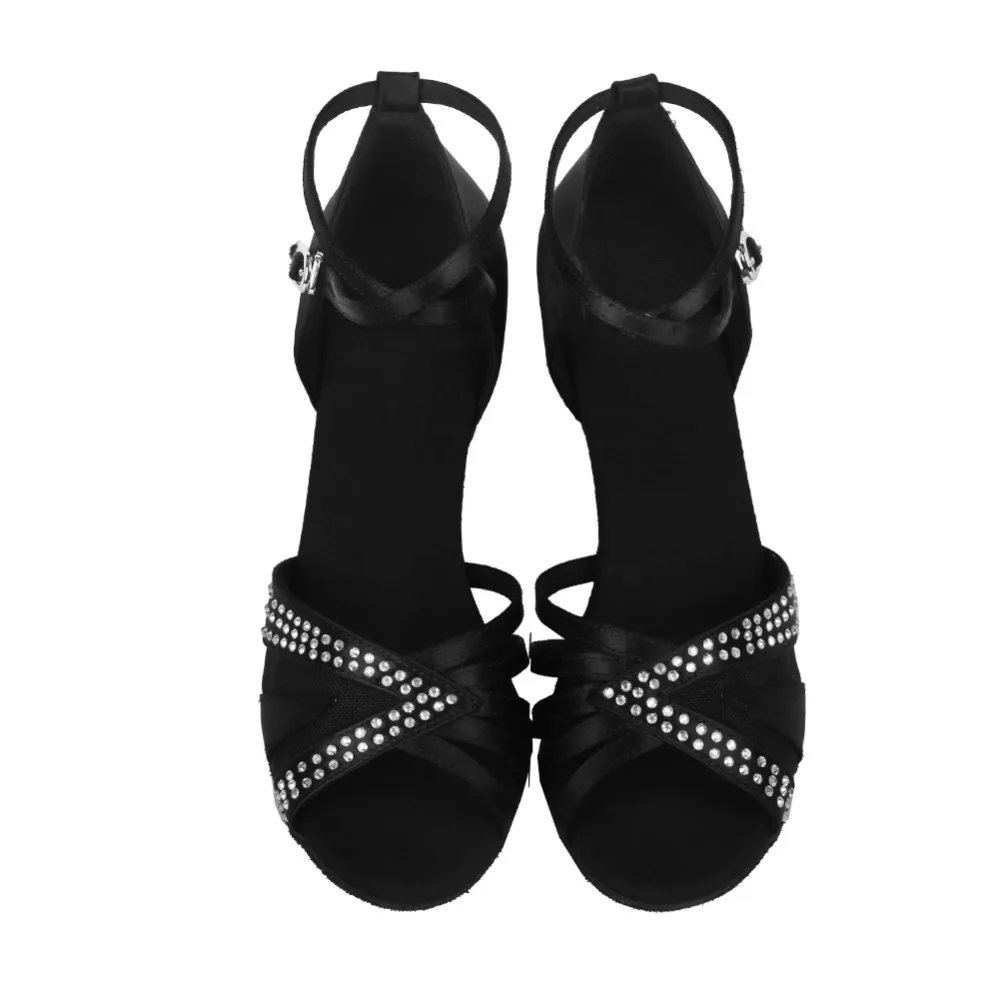 Ballroom Latin Dance Shoes Rhinestones Tango Salsa New Arrivals Wholesale Women/Girls/ladies Thin Heels Dancing Professional 