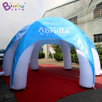 

Customized six legs type inflatable spider dome tent with digital printing 6m blow-up dome toy tents