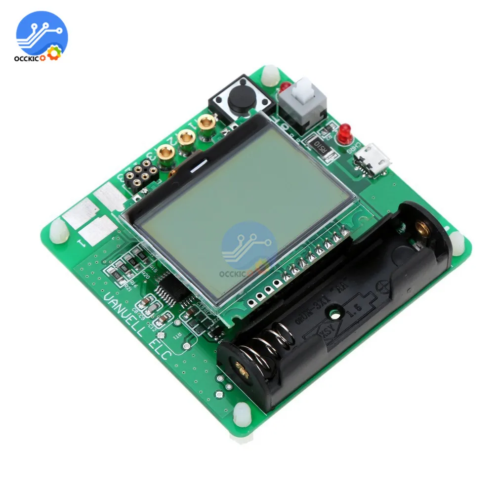 LCR T4 Mega328 M328 Multimetr транзистор тест er Многофункциональный измеритель емкости MOS PNP NPN