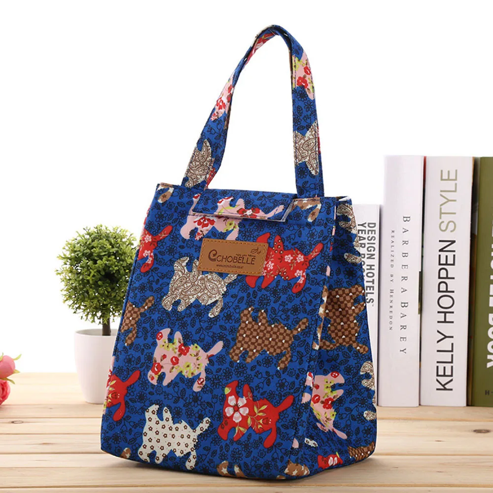 Cartoon Cute Lunch Bags For Women Kids Thermal Insulation Large Women Handbag Food Picnic Cooler Box Bag Storage Tote Bag d90626