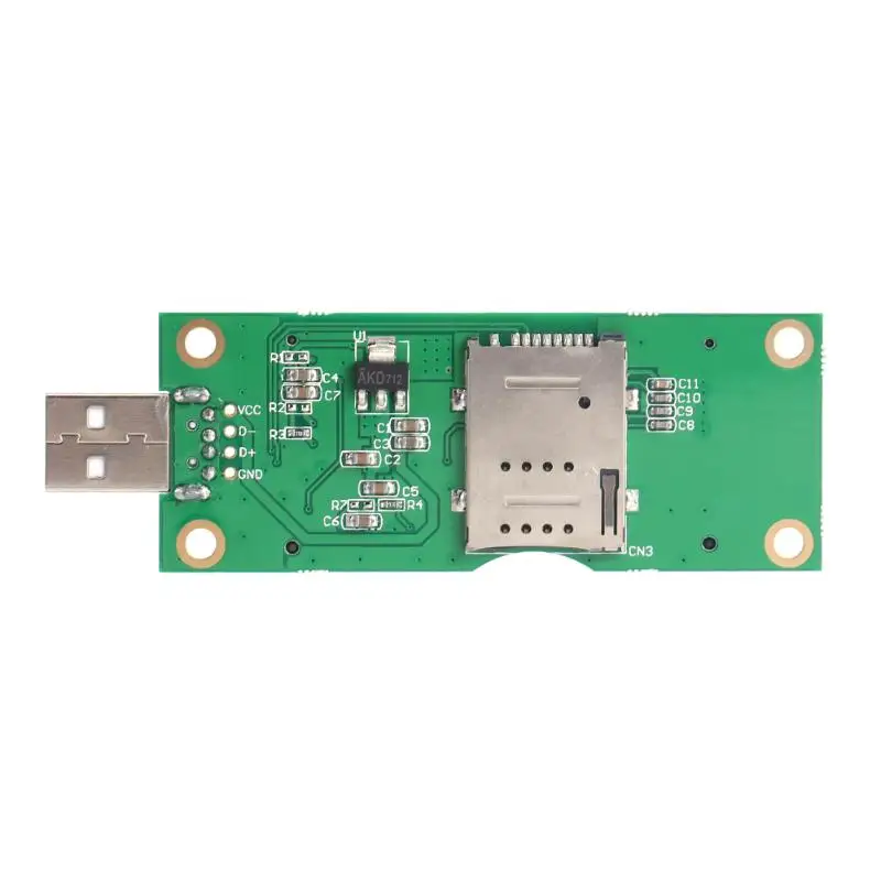 Mini PCI E к USB адаптеру с разъемом для 8 контактной SIM карты модуля WWAN/LTE мини карта