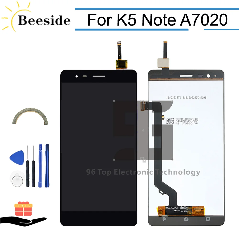 

AA+ Quality LCD 5.5'' For Lenovo K5 Note A7020 K52t38 k52e78 LCD Display Touch Screen Digitizer Assembly Replace With Tools