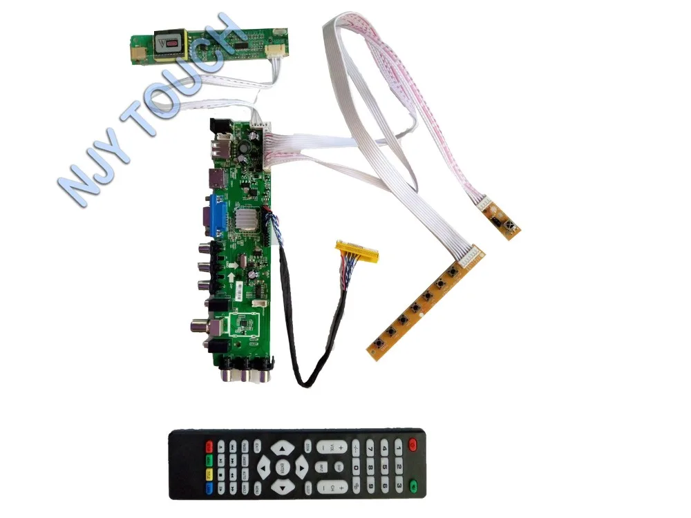 

Z.VST.3463 DVB-C DVB-T DVB-T2 TV LCD Controller Board Kit For B156XW01 V0 1366x768 LCD