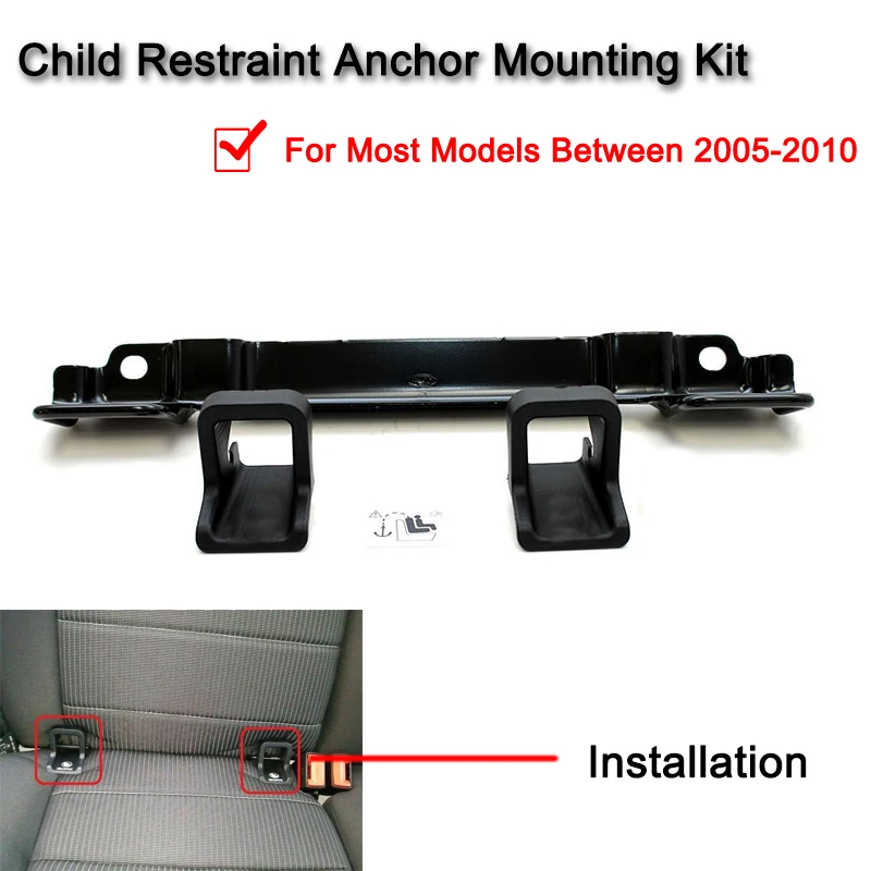 

Car Child Seat Restraint Anchor Mounting Universal Car Kit Belt Connector For ISOFIX Child Safety Seat