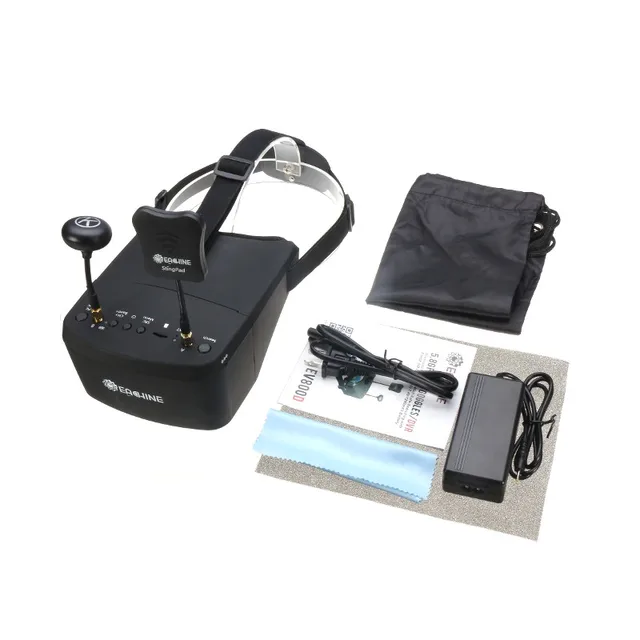 lunette FPV Diversity DVR – casque vidéo HD EV800D, 5.8G, 40ch – Image 6