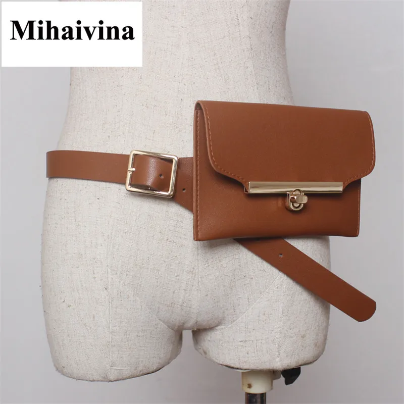 Поясная Сумка Mihaivina из искусственной кожи женская модная поясная сумка дорожные