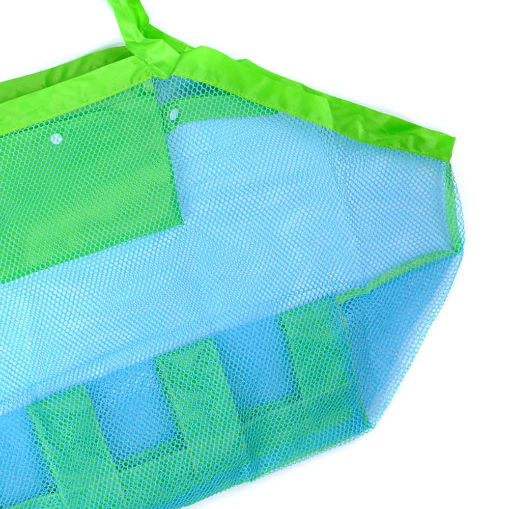 Very best Children Sand Protable Mesh Bag Kids Beach Toys Clothes Towel Bag Baby Toy Storage Sundries Bags Wo