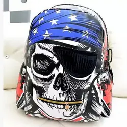 Горячая продажа пиратский череп рюкзак череп сумки с рисунком черепа школьников рюкзак Для мужчин и горе Для мужчин сумка