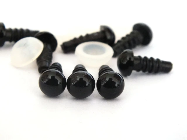 Plastic Safety Eyes Mixed Size For Amigurumi Toys 4.5mm -15mm can choose -  AliExpress