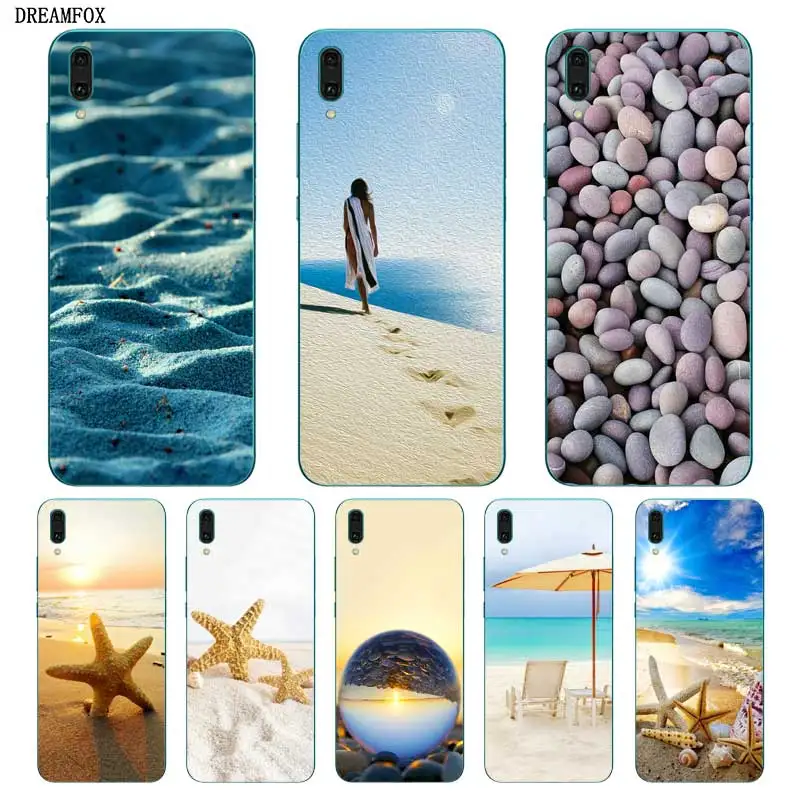 N260 пляжные Стиль Мягкий ТПУ силиконовый чехол для huawei Y5 Y6 Y7 Y9