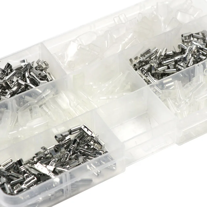 700PCS Insulated Terminal Block Cord End Wire Connector Electrical Crimp Terminato E6012 E2508 E4009 E0508 E1008 E1508 E7508