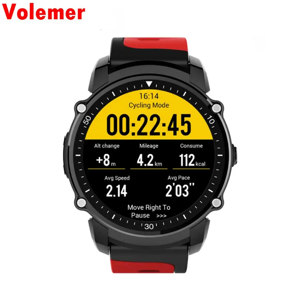 

FS08 Smart Watch Men IP68 Waterproof GPS Sports Fitness Tracker Stopwatch Heart Rate Monitor Wristwatch Clock for Android IOS