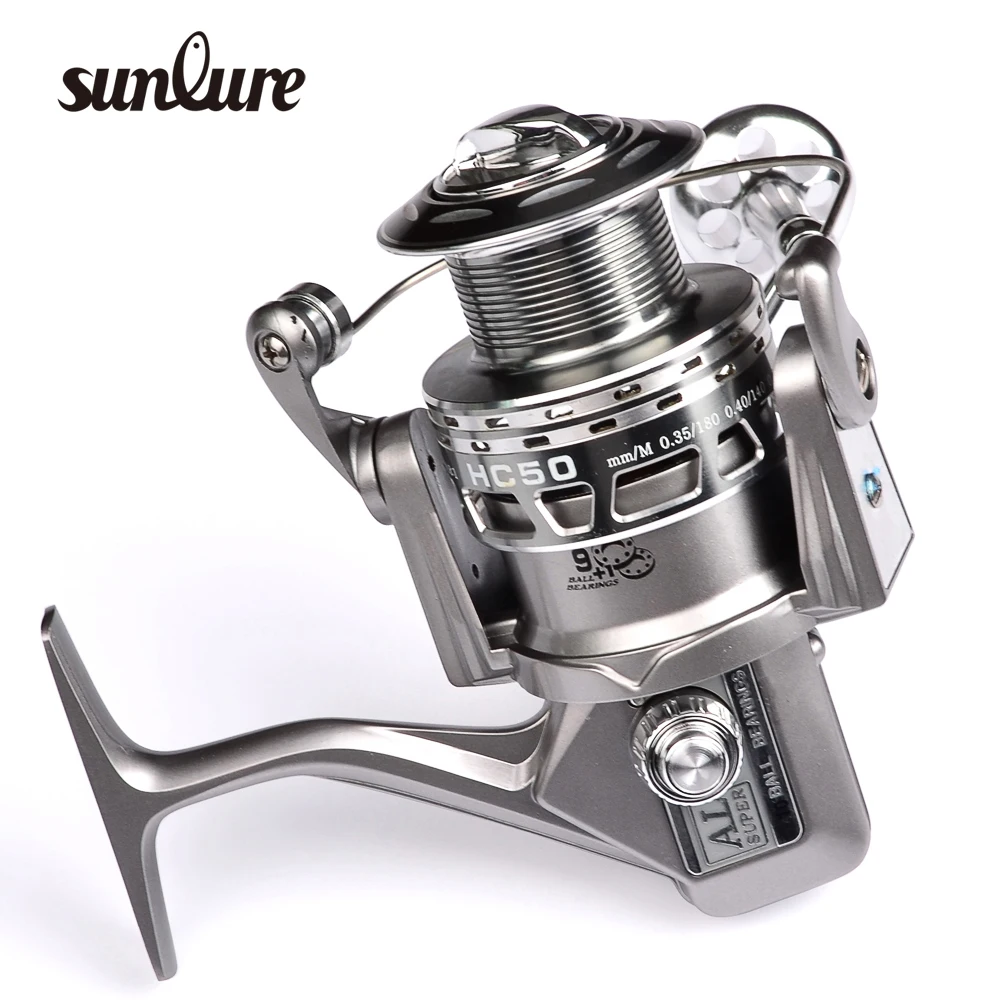 Sunlure Full Metal Рыболовная Катушка Океан Рыболовное судно Алюминий + Нержавеющая