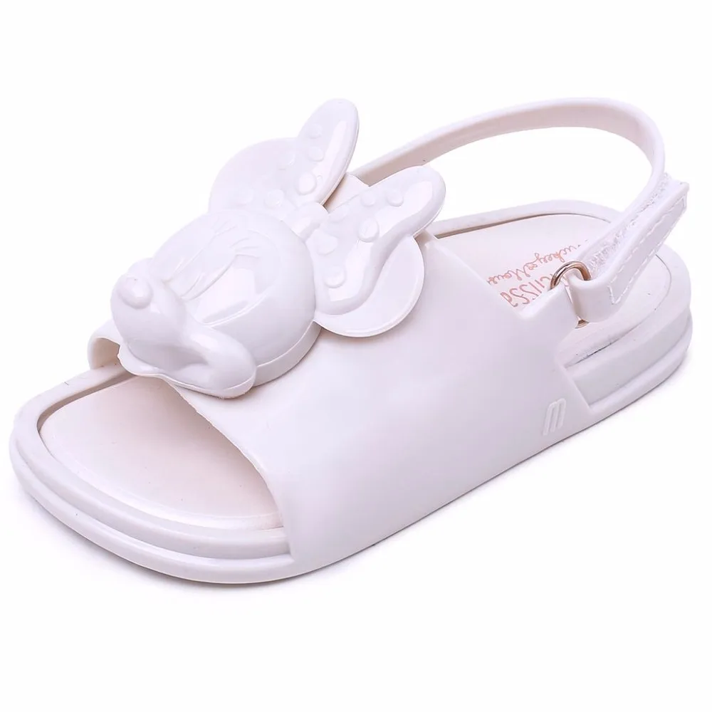 

Melissa 2019 3D Mickey & Minnie Jelly Shoes Girls Sandals Soft Comfort Toddler Sandals Melissa Girl Sandals Beach Sandals