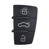 3 Button Replacement key Pad Rubber Remote Key Shell Fob For Audi A1 S1 A3 A4 A5 A6 A8 Q5 Q7 TT RS ► Photo 3/5