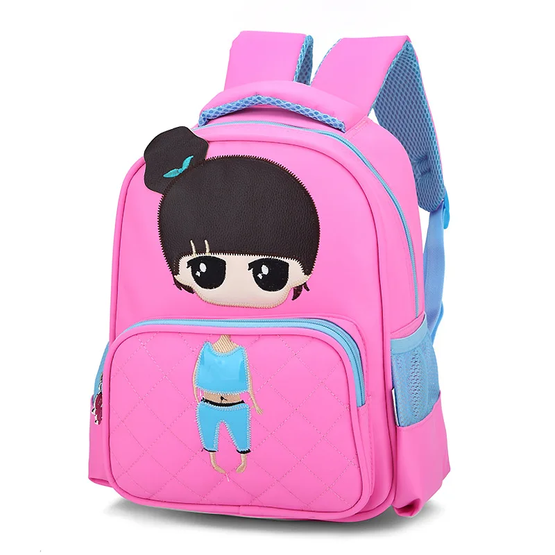 Мультяшный детский школьный рюкзак, детские школьные сумки для детского сада, для девочек и мальчиков, Детская Студенческая сумка для книг, mochila infantil - Цвет: pink 2