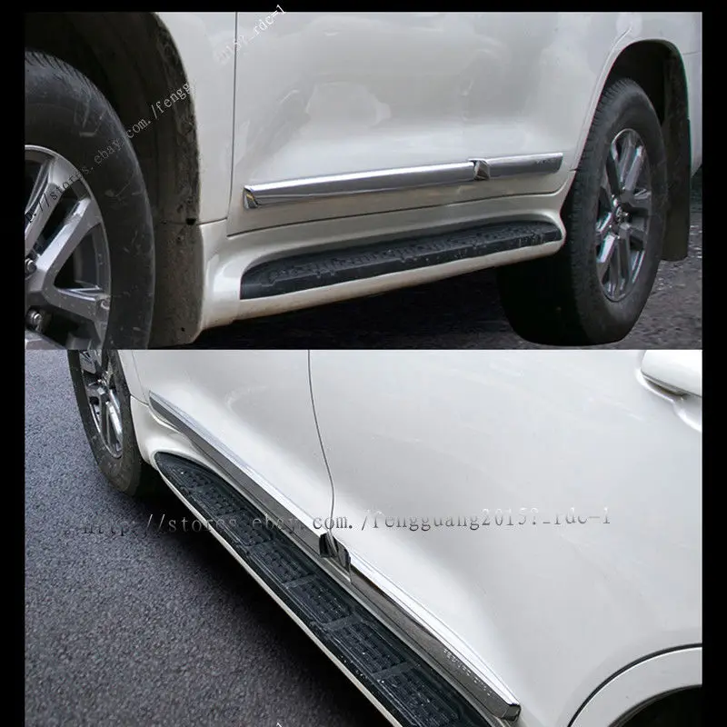 2008- для Toyota Land Cruiser LC200 покрытие тела Боковая дверь литья отделка 4 шт