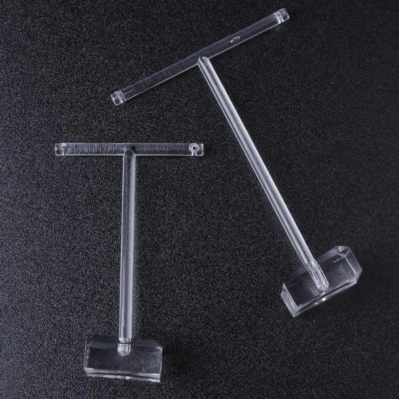 2pcs/set Glass Earrings Jewelry Organizer Display Rack Stand Holder 2pcs/set Glass Earrings Jewelry Organizer Display Rack Stand Holder