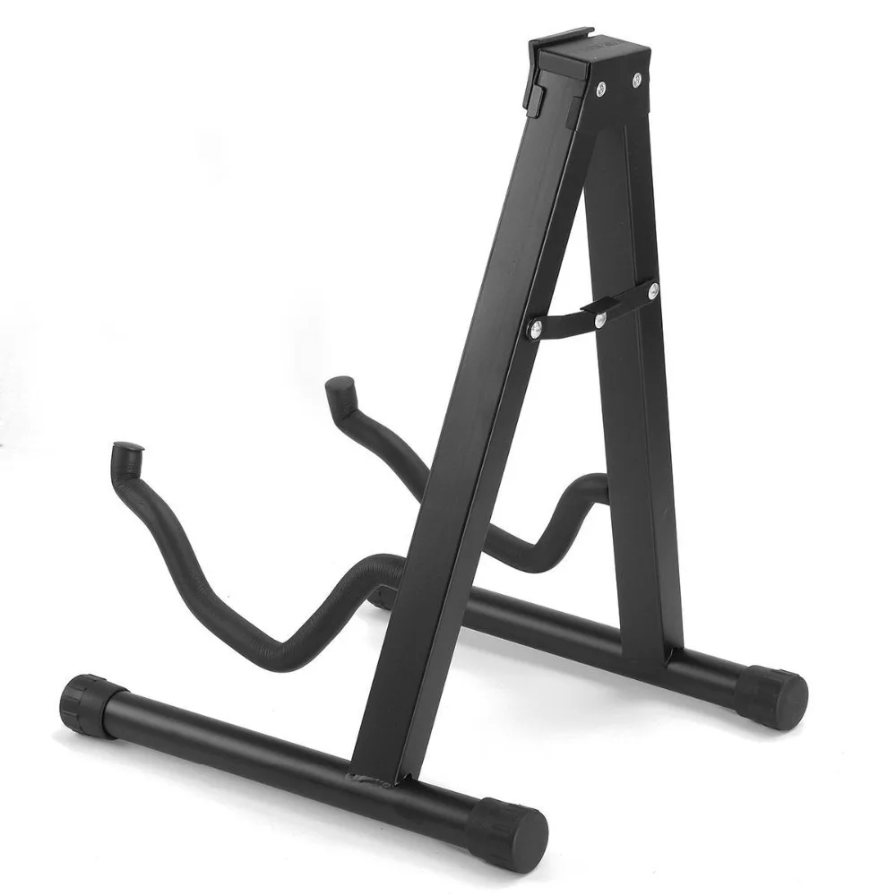 Online Professionelle Faltbare Unterstützung Tragbare Halterung Instrumente Halter Basis Gitarre Bass Violine Ukulele Musical Stand Leichte