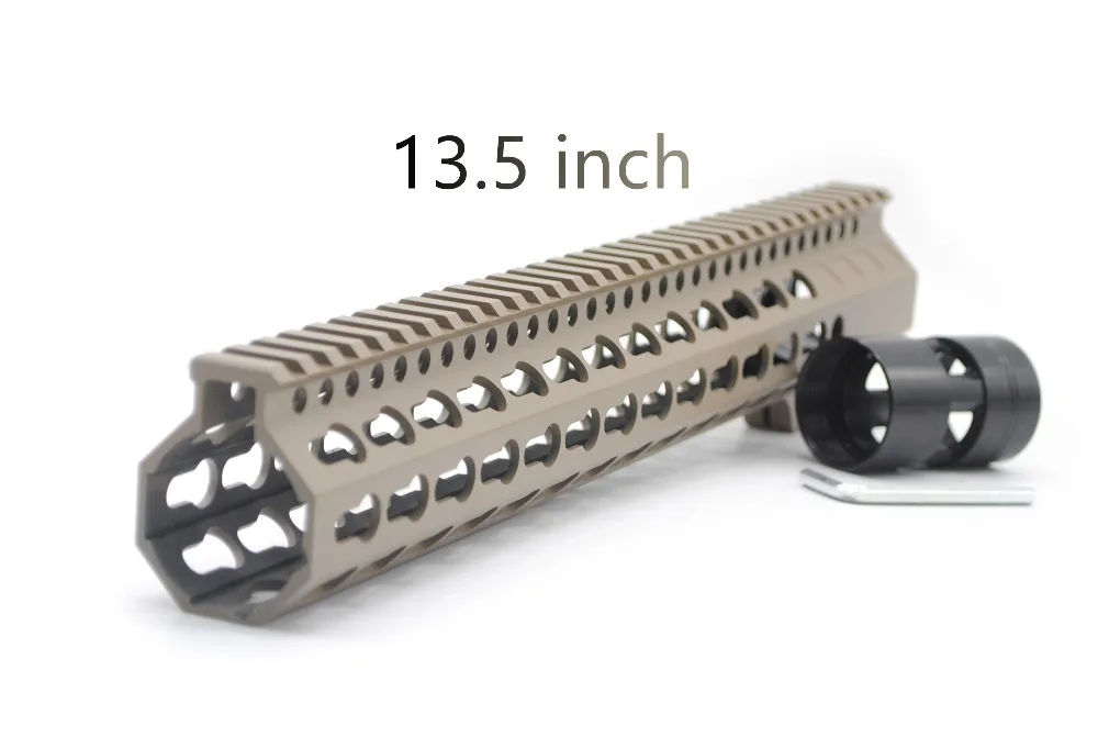 AR15 Tan напечатанный 7 'Ə'' 10 'ཇ'' 12 'ཉ 5'' 15 ''дюймовый Keymod