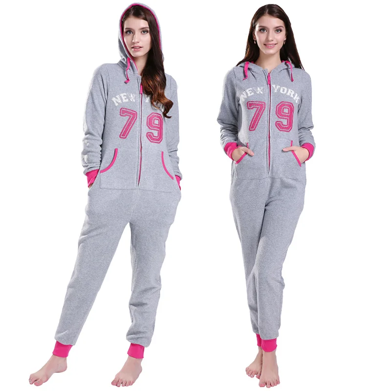 JuiceMate Плюс Размер Все В Один Кусок Костюм Playsuit Руно Письма Комбез Onesie Ползунки Комбинезон Для Женщин