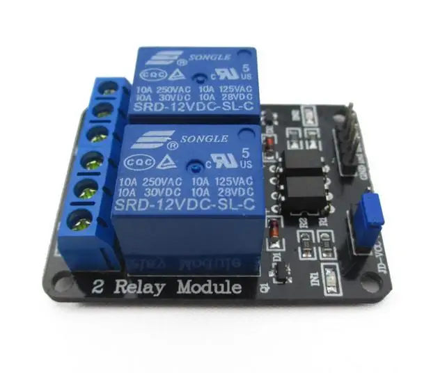 

12V Two-way relay module SRD-12VDC-SL-C With light decoupling protection relay