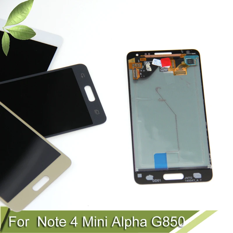 AMOLED ЖК Запчасти для SAMSUNG Galaxy Alpha дисплей Note 4 MINI G850 G850F SM сенсорный Замена|Экраны