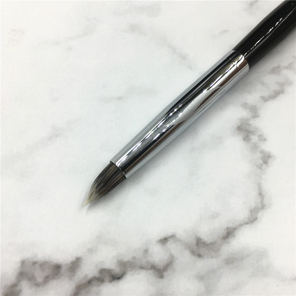Профессиональный № 24 черная длинная ручка Pro Smoky Liner Подводка для глаз Кисть для макияжа губ
