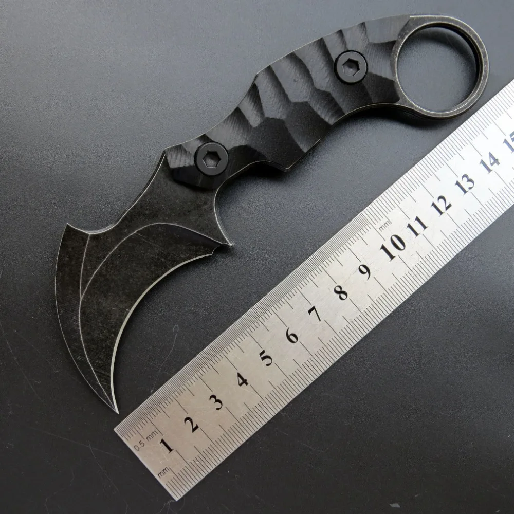 

Eafengrow C1697 Karambit Knife CS GO Tactical Claw Knives Counter Strike Survival Hunting Knife Camping Tools With belt Clip