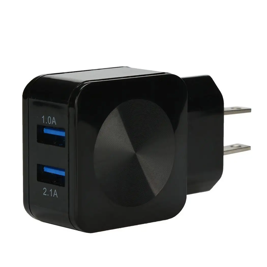 

Universal USB Charger 2.1A Fast Charging Mobile Phone Charger for Samsung for Xiaomi Dual Ports Wall Charger Travel