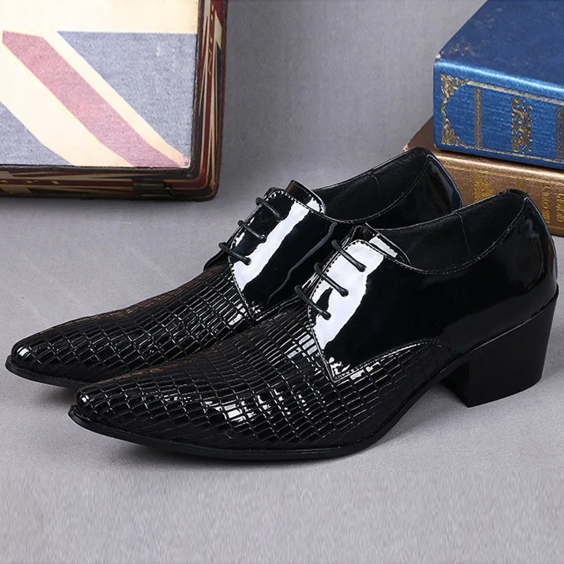 Buy Plus Size Italian Designer Pointed Toe Derby Man