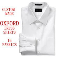 На заказ, Оксфордские мужские рубашки, французские манжеты, на заказ, в тонкую полоску, с длинным рукавом, хлопок, приталенная оксфордская мужская рубашка