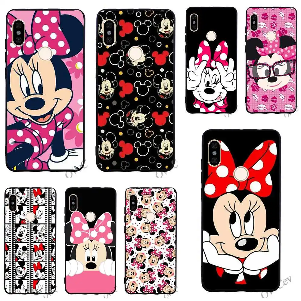 

Protective Minnie Mouse Cute Girls Phone Cover for Xiaomi Redmi Note 5 Case 4A 5 Plus 5A Prime 4X 6A 6 Pro Cases Back