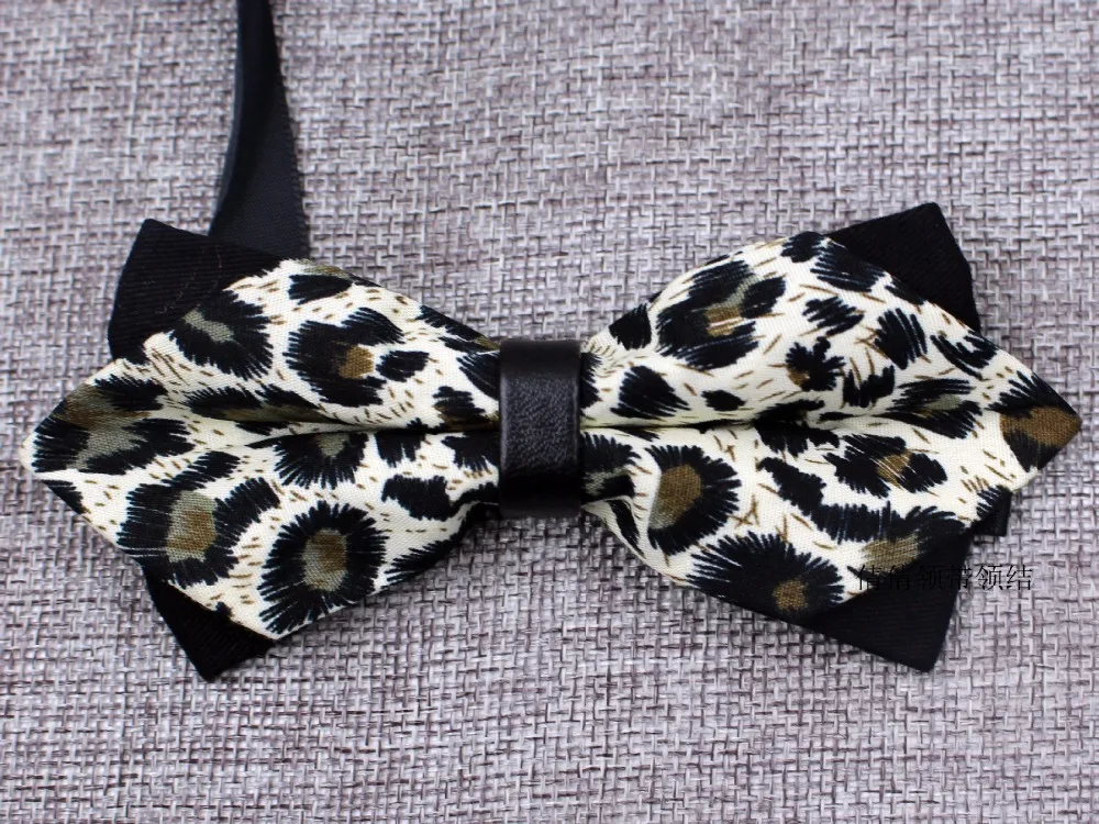 Модные мужские галстуки-бабочки с принтом пейсли для смокинга классический Павлин Леопард двойной острый принт Свадебная вечеринка галстук-бабочка для мужчин s декор для костюма