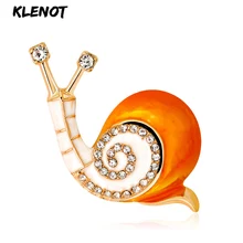 Изысканная улитка, эмалированные булавки, стразы, насекомое, брошь, животное, заколки кристаллы и броши для женщин, свадебная, банкетная брошь, ювелирное изделие