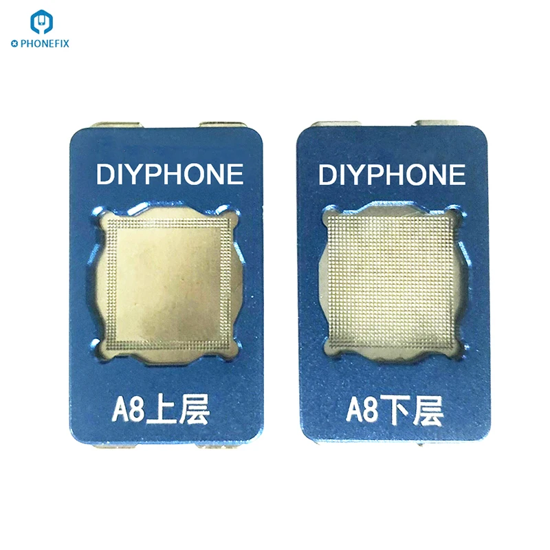 

Phone BGA Reballing Stencil for iPhone 5 6 6S 7 8 NAND PCIE A8 A9 A10 A11 CUP Chip BGA Positioning Planting Tin Mesh Template