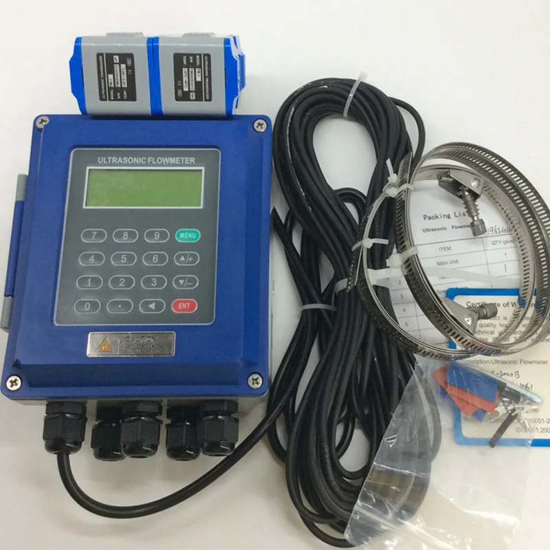 

Ultrasonic flow meter TUF-2000B with TS-2-HT sensor (DN15-100mm) liquid flowmeters