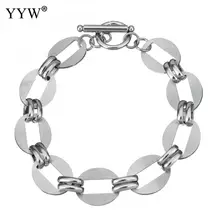 Винтажные женские браслеты оригинальные из нержавеющей стали Геометрические цепи браслеты для женщин Вечерние Ювелирные изделия Подарки